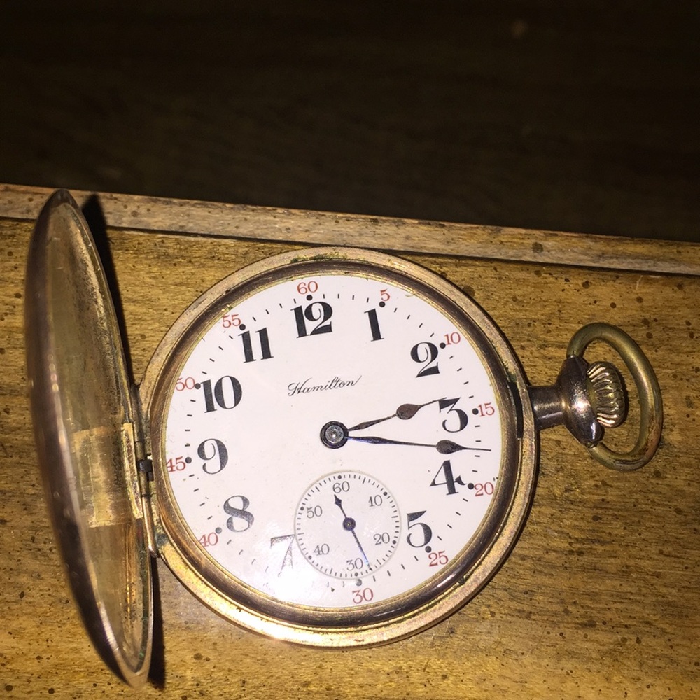 Vintage Hamilton Pocket watch (gold filled)